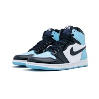 Zapatos Zapatillas altas Nike Air Jordan 1 High UNC Patent Leather Obsidian/Blue Chill-White