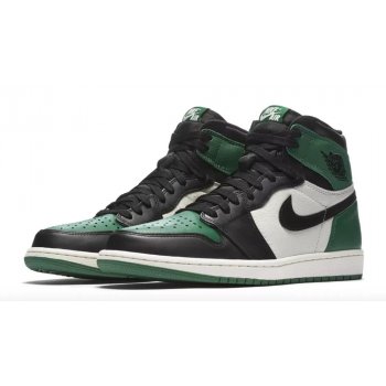 Zapatos Zapatillas altas Nike Air Jordan 1 High Pine Green 1.0 Pine Green/Sail-Black