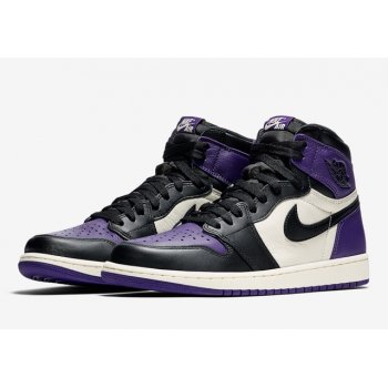 Zapatos Zapatillas altas Nike Air Jordan 1 High Court Purple 1.0 Court Purple/Sail-Black