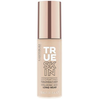Belleza Mujer Base de maquillaje Catrice True Skin Hydrating Foundation 010-cool Cashmere 