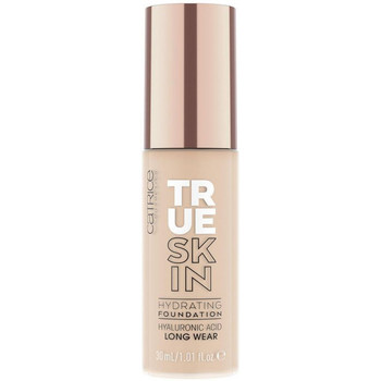 Belleza Mujer Base de maquillaje Catrice True Skin Hydrating Foundation 010-cool Cashmere 