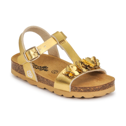 Zapatos Niña Sandalias Citrouille et Compagnie KAPIBA Oro