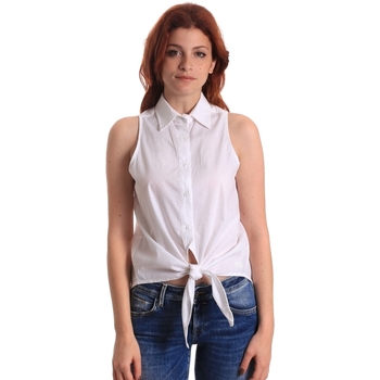 textil Mujer Camisetas sin mangas Fornarina SE174573CA1609 Blanco