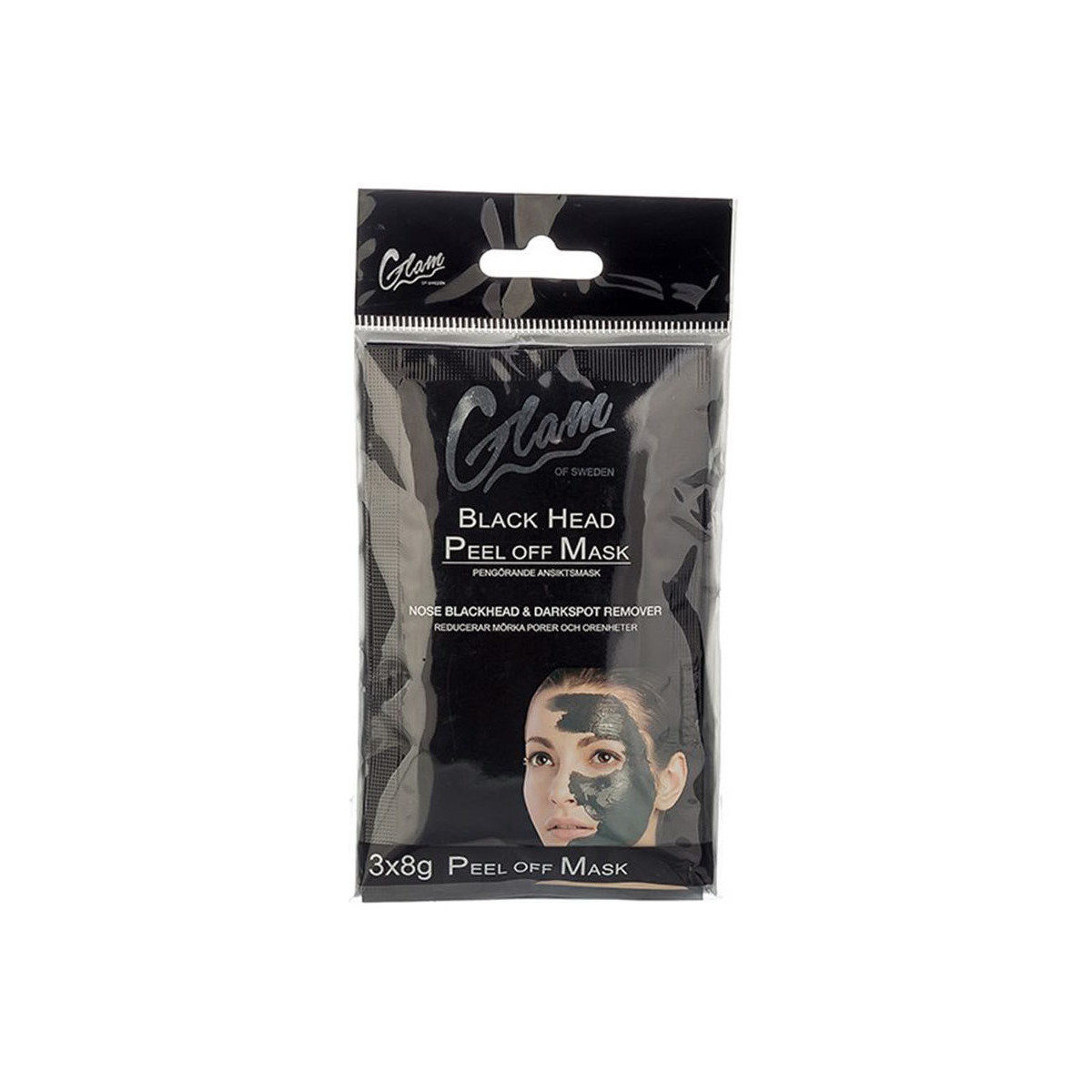 Belleza Mujer Cuidados especiales Glam Of Sweden Mask Black Head Peel Off 3 X 8 Gr 