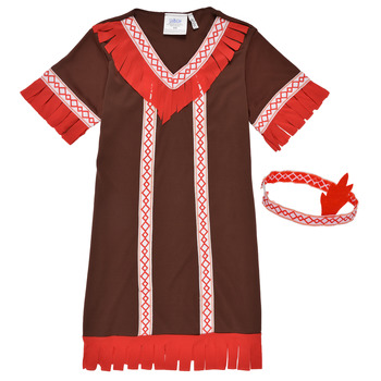 textil Niña Disfraces Fun Costumes COSTUME ENFANT INDIENNE FOX KITTEN Multicolor