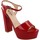 Zapatos Mujer Sandalias L'amour 920 ROSSA Rojo