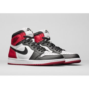 Zapatos Zapatillas altas Nike Air Jordan 1 High Black Toe Black/White-Varsity Red