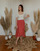 textil Mujer Faldas Céleste TOURTERELLE Rojo / Multicolor