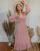 textil Mujer Vestidos largos Céleste COLOMBE Rosa