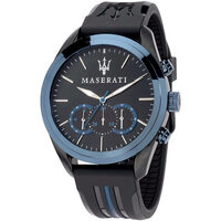 Relojes & Joyas Hombre Relojes analógicos Maserati R8871612006, Quartz, 45mm, 10ATM Negro