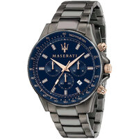 Relojes & Joyas Hombre Relojes analógicos Maserati R8873640001, Quartz, 44mm, 10ATM Negro