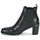 Zapatos Mujer Botines Adige FANNY V5 CROCO NOIR Negro