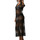 textil Mujer Pareos Luna Vestido largo de playa encaje transparente Malibu negro Negro
