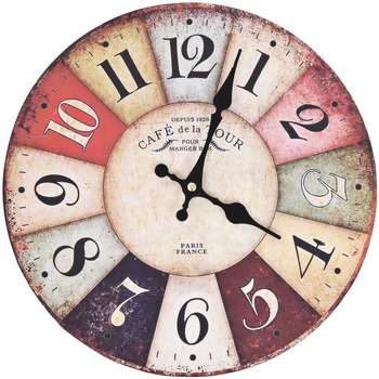 Casa Relojes VidaXL Reloj De Pared 30 cm Multicolor