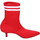 Zapatos Mujer Botines Olga Rubini BJ427 Rojo