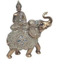 Casa Figuras decorativas Signes Grimalt Buda Sentado Sobre Elefante Oro
