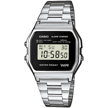 Relojes & Joyas Hombre Relojes digitales Casio A158WEA-1EF, Quartz, 33mm, 3ATM Plata