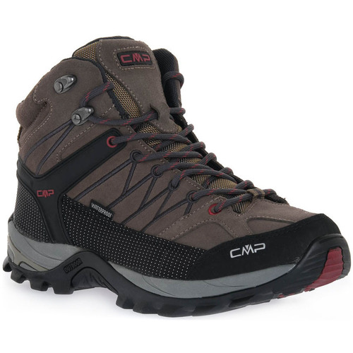 Zapatos Mujer Senderismo Cmp 02PD RIGEL MID TREKKING Gris