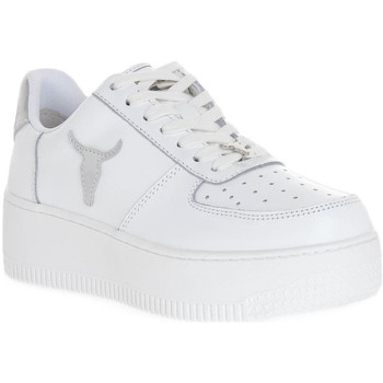 Zapatos Mujer Deportivas Moda Windsor Smith RICH BRAVE WHITE SILVER PERLISHED Blanco