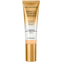 Belleza Mujer Base de maquillaje Max Factor Miracle Touch Second Skin Found.spf20 2-fair Light 