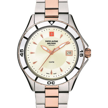 Relojes & Joyas Mujer Relojes analógicos Swiss Alpine Military 7740.1152, Quartz, 36mm, 10ATM Plata