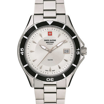 Relojes & Joyas Mujer Relojes analógicos Swiss Alpine Military 7740.1132, Quartz, 36mm, 10ATM Plata
