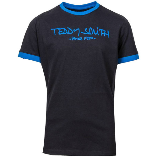 textil Niño Tops y Camisetas Teddy Smith  Negro