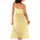 textil Mujer Vestidos Lascana Vestido largo de verano Leinen amarillo Amarillo