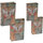 Casa Cestas / cajas y papelera Signes Grimalt Caja Libro Set 4 Unidades Multicolor