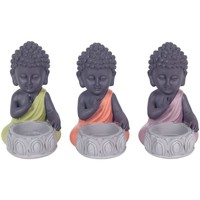 Casa Figuras decorativas Signes Grimalt T-Light Buda Aniñado Set 3U Multicolor