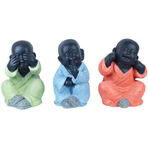 Casa Figuras decorativas Signes Grimalt Buda Set 3 Unidades Multicolor