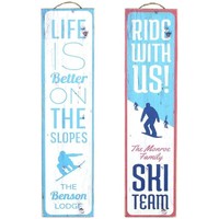 Casa Afiches / posters Signes Grimalt Pared Ski Set 2 U Azul
