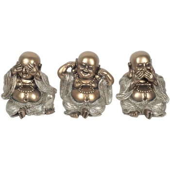 Casa Figuras decorativas Signes Grimalt Budas s Dorados Set 3 U Oro