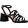 Zapatos Mujer Sandalias Stonefly CANDY 1 SUEDE (6529 SUEDE) Negro