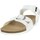 Zapatos Niña Sandalias Grunland SB0018-40 Blanco