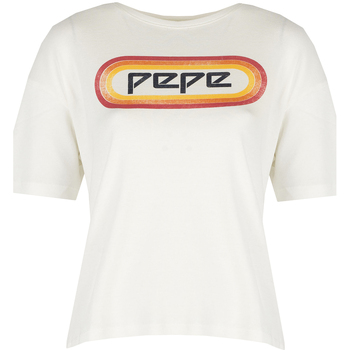 textil Mujer Camisetas manga corta Pepe jeans PL504476 | Paula Beige