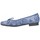 Zapatos Mujer Zapatos de tacón Nature 1023 sand azul Mujer Azul Azul