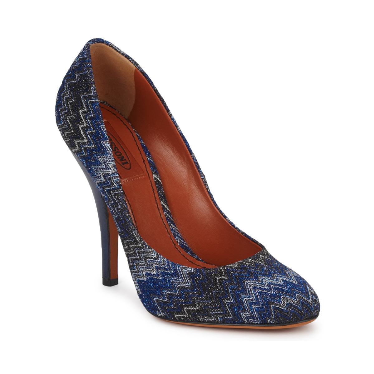 Zapatos Mujer Zapatos de tacón Missoni VM005 Azul