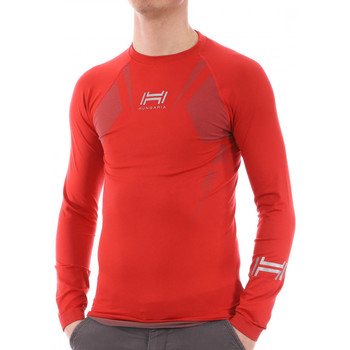 textil Hombre Camisetas manga larga Hungaria  Rojo