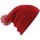 Accesorios textil Gorro Beechfield B450 Rojo