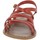 Zapatos Mujer Sandalias Iota 539 Rojo