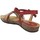 Zapatos Mujer Sandalias Xapatan 5466 Rojo