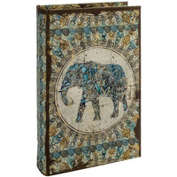 Casa Cestas / cajas y papelera Signes Grimalt Caja Libro Elefante Azul