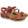 Zapatos Mujer Multideporte Interbios Sandalia señora INTER BIOS 5655 taupe Rojo