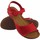 Zapatos Mujer Multideporte Interbios Sandalia señora INTER BIOS 4458 rojo Rojo