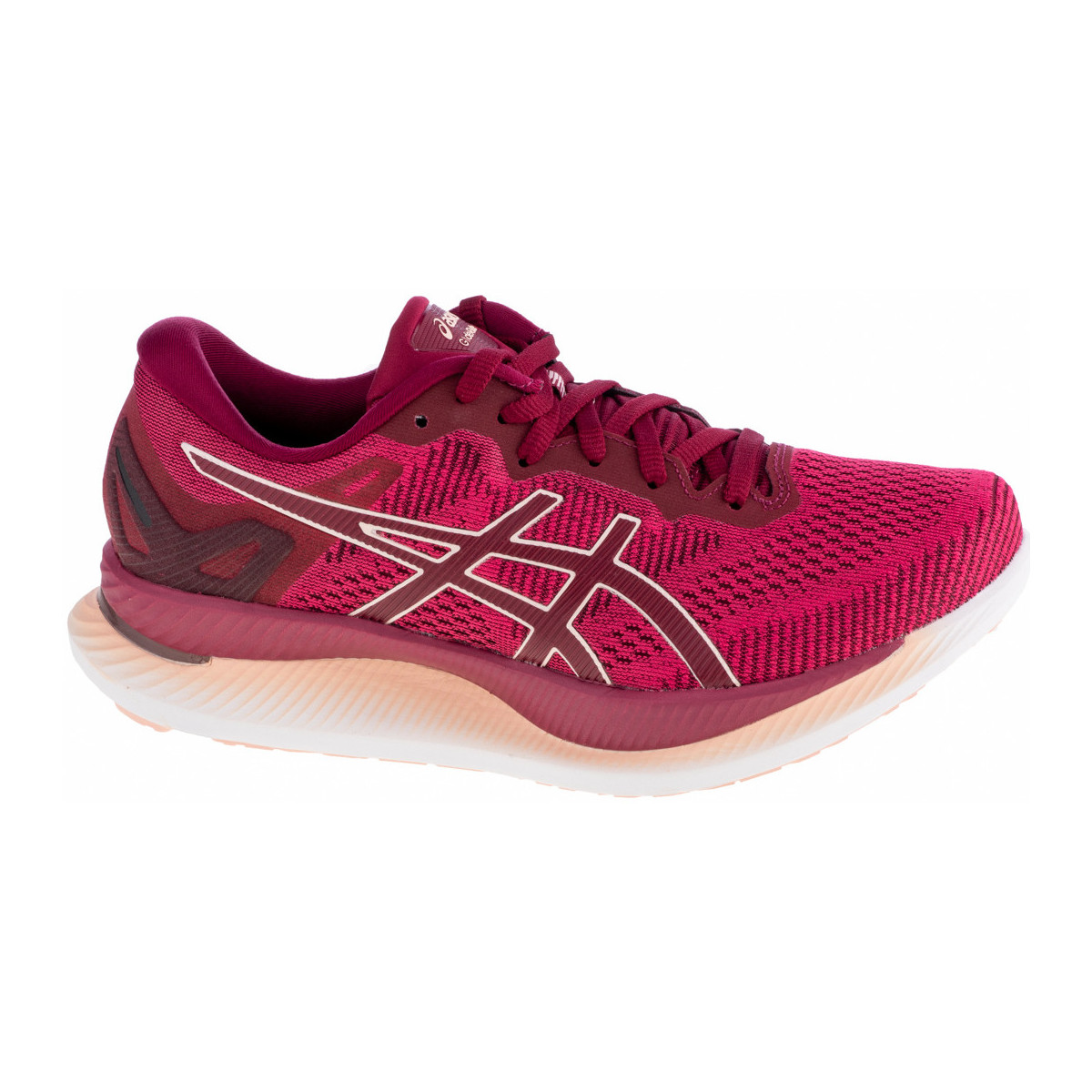 Zapatos Mujer Running / trail Asics GlideRide Rojo