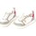 Zapatos Mujer Deportivas Moda Panchic DEPORTIVA  P05 LIGHTGREY-WHITE Blanco