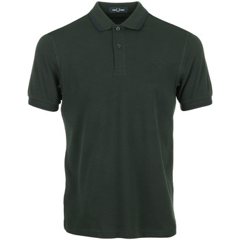 textil Hombre Tops y Camisetas Fred Perry Twin Tipped Shirt Verde