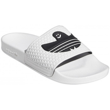 Zapatos Hombre Sandalias adidas Originals Shmoofoil slide Blanco