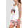 textil Mujer Pijama Admas Pantalones cortos de pijama sin mangas Love Mouse Disney Blanco